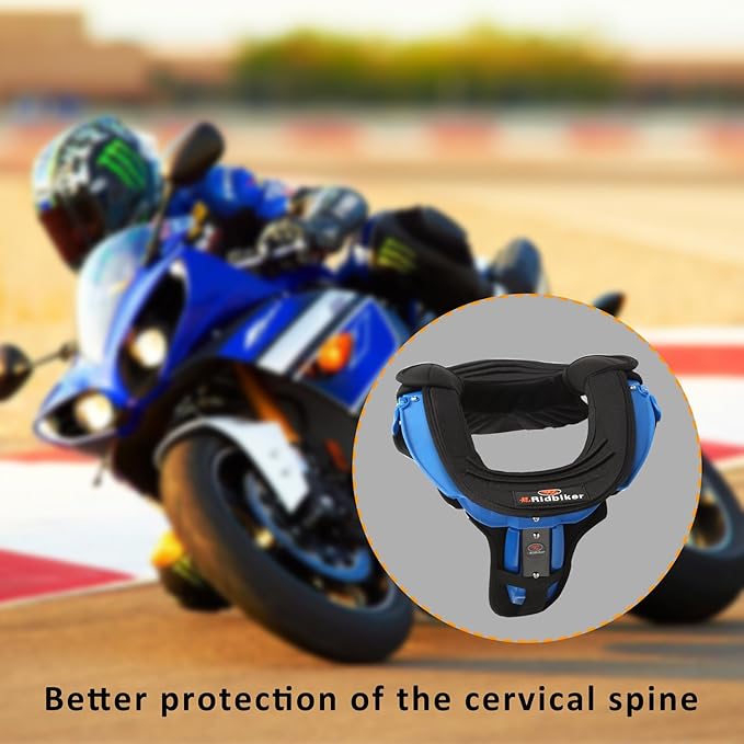 RIDBIKER Motocross Neck Brace for Adult Motorcycle Cycling Protector