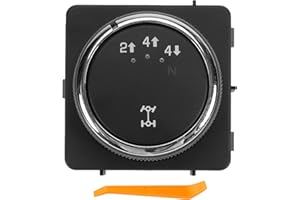 SWITCHRISE 4WD Transfer Case Selector Switch with Removal Tool for Chevrolet Silverado 1500 Silverado 2500 HD 3500 HD No.1591