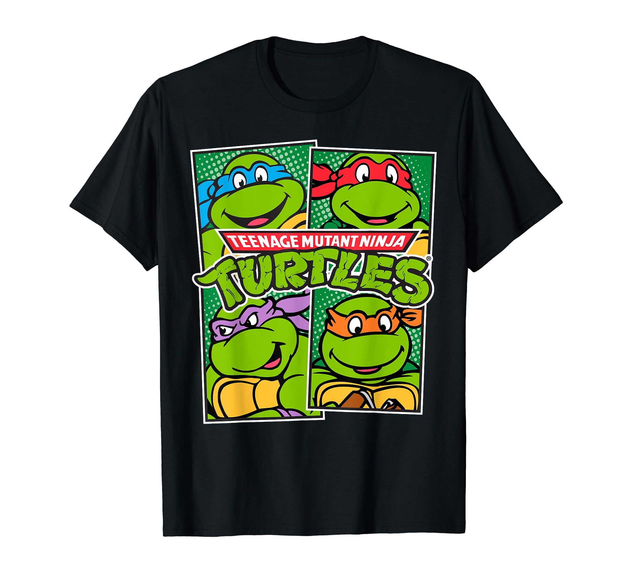 Nickelodeon Teenage Mutant Ninja Turtles Paneled Characters T-Shirt T-Shirt
