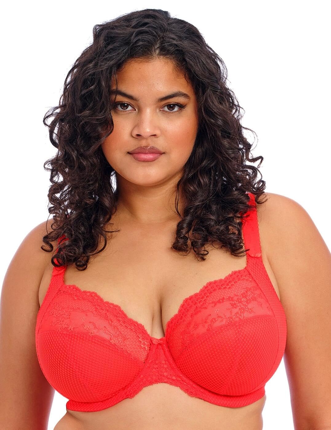 Elomi Women’s Charley Stretch Lace Underwire Plunge Bra