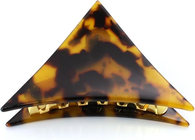 Amazon ニノン Ninon 三角クリップ ヘアクリップ Mサイズ ブラウン Ninon ビューティー 通販