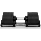 SQUATZ 70lb Adjustable Dumbbell Weight Set with Quick Rotate-Lock Handle, Cast Iron Dumbbells Plates, Anti-Slip Grip &amp; Storage Base for Home Gym Strength Training, Suitable for Men &amp; Women