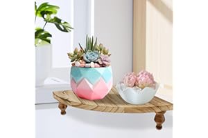 Corner Counter Shelf 11x11 Inch Wood Rustic Pedestal Stand Desktop Corner Organizer Farmhouse Style Corners Shelf Farmhouse D