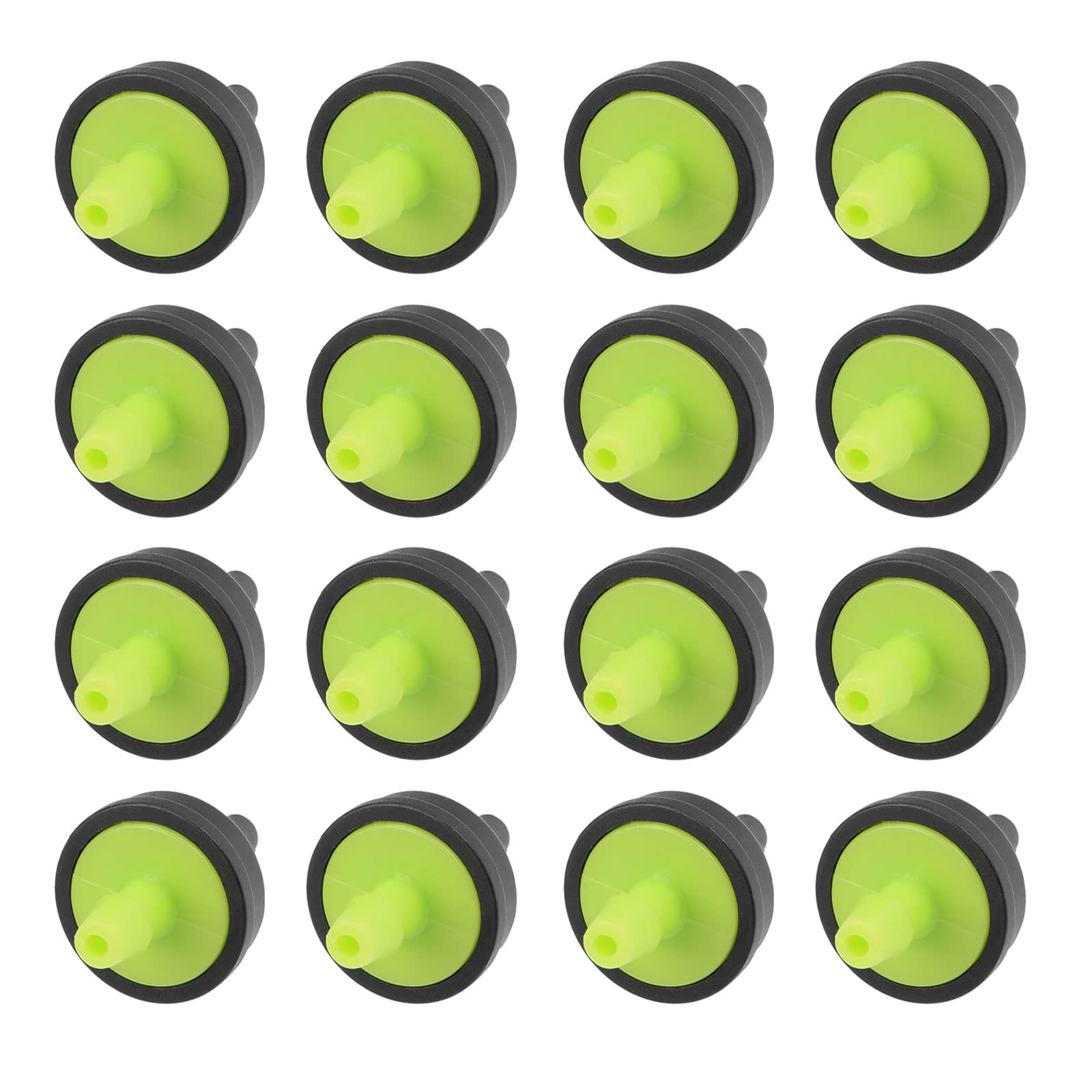 METALLIXITY Pressure Compensating Dripper, (8 Gallon Per Hour) 50Pcs, Plastic Irrigation Drip Emitters - for Watering Garden Lawn Plantings, Green