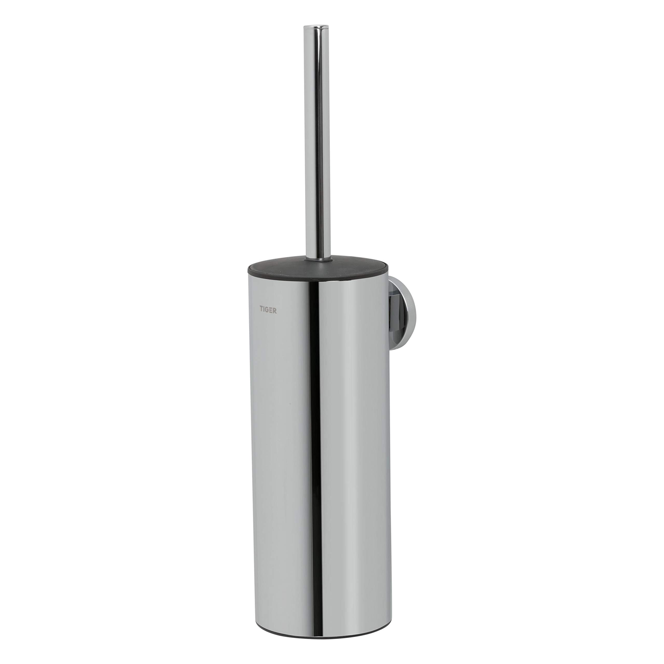 Tiger Noon Toilet Brush and Holder, Chrome