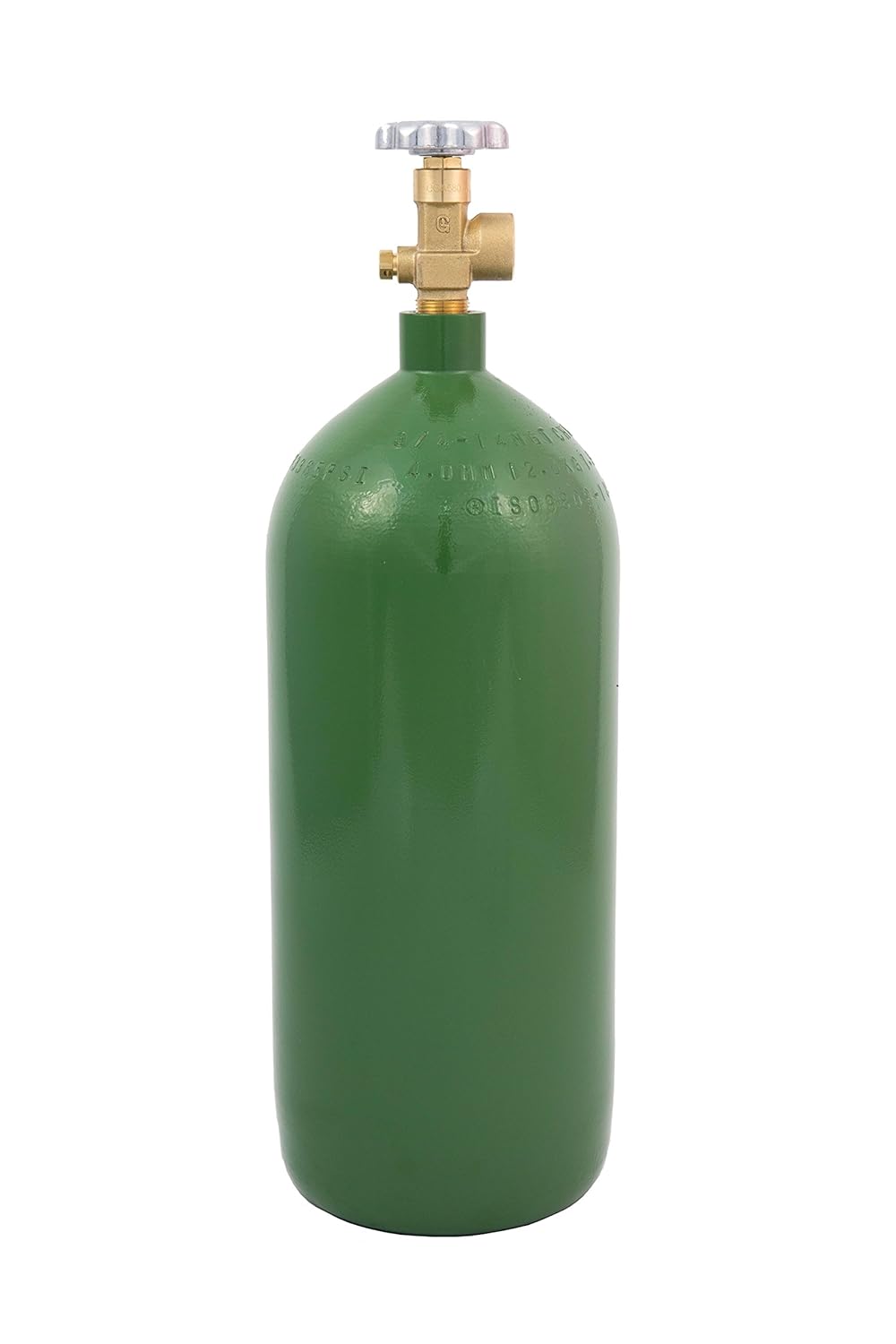 Cyl-Tec 40CF Nitrogen Gas Tank- Steel cylinder with CGA 580 valve - Great for dispensing nitro beer or coffee