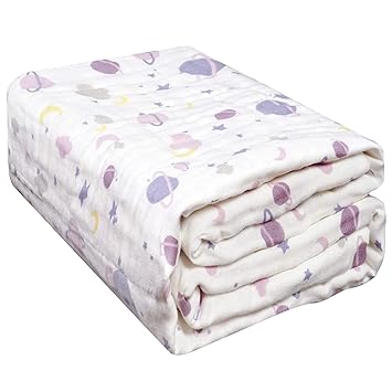 layered muslin blanket