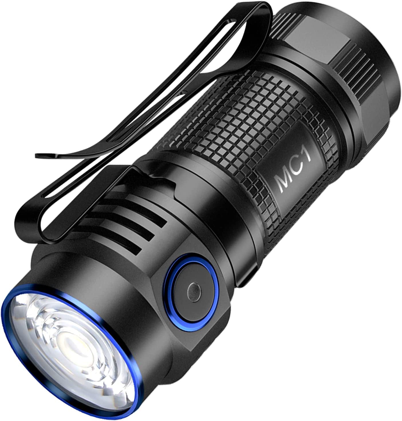 TrustFire Led Torch Rechargeable USB（MC1），1000 Lumens Super Bright Torch，4 Modes Aviation Aluminum Material Waterproof Camping Torch，Suitable for Outdoor Sports Climbing Reading EDC Gift