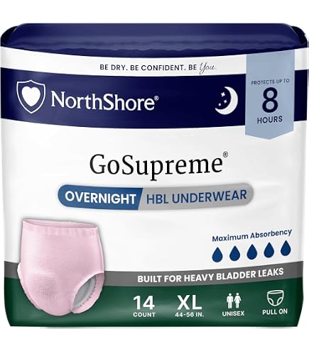 Amazon.com: NorthShore MegaMax HBL Adult Diapers with Tabs, Pink