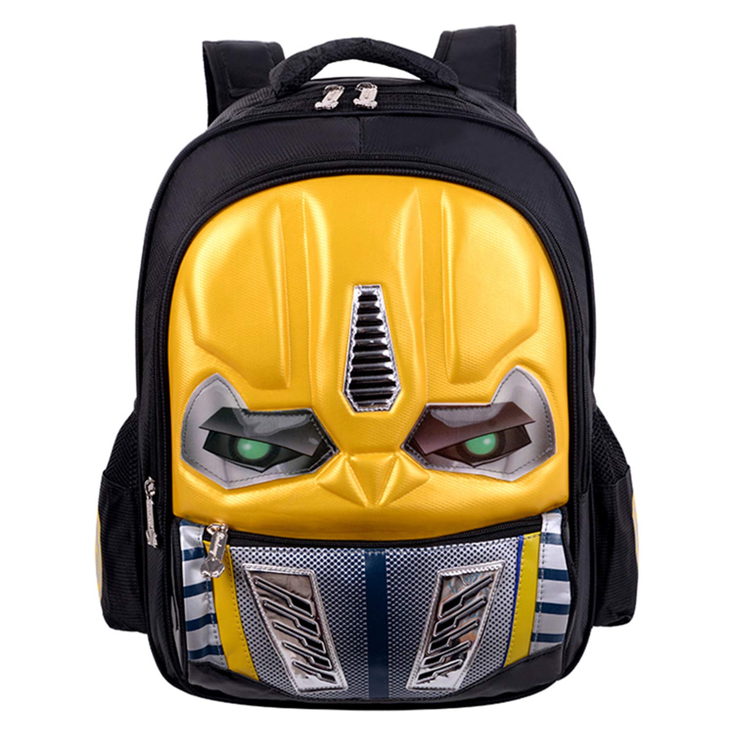Boys Backpack 3D Car Rucksack Children School Bag Flashing Waterproof Travel Backpack Daypack for Teens Pupils Primary Middle School Students