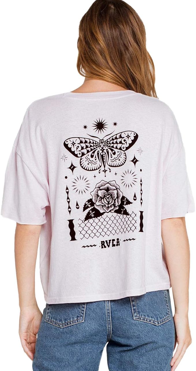 rvca butterfly shirt