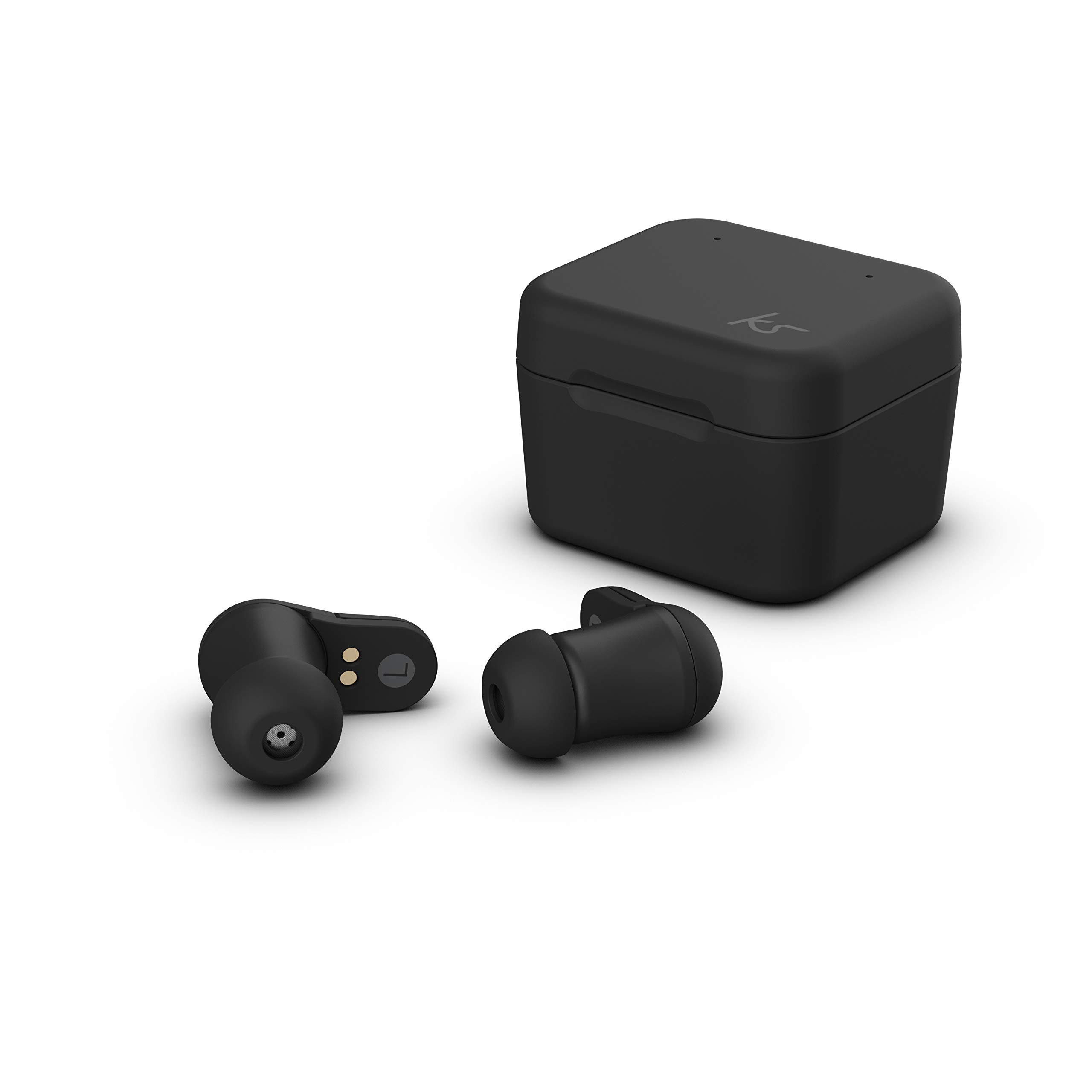 KitSound Funk 35 True Wireless EarBuds, TWS Bluetooth In Ear Headphones with Portable Charging Case - Black