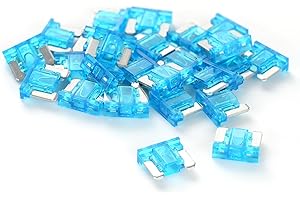 SVZ (25Pcs) 15 Amp Low Profile Mini Car Fuses, 15A Automotive Fuse, Blade Fuse for Car/RV/Truck/SUV/Motorcycle/Boat