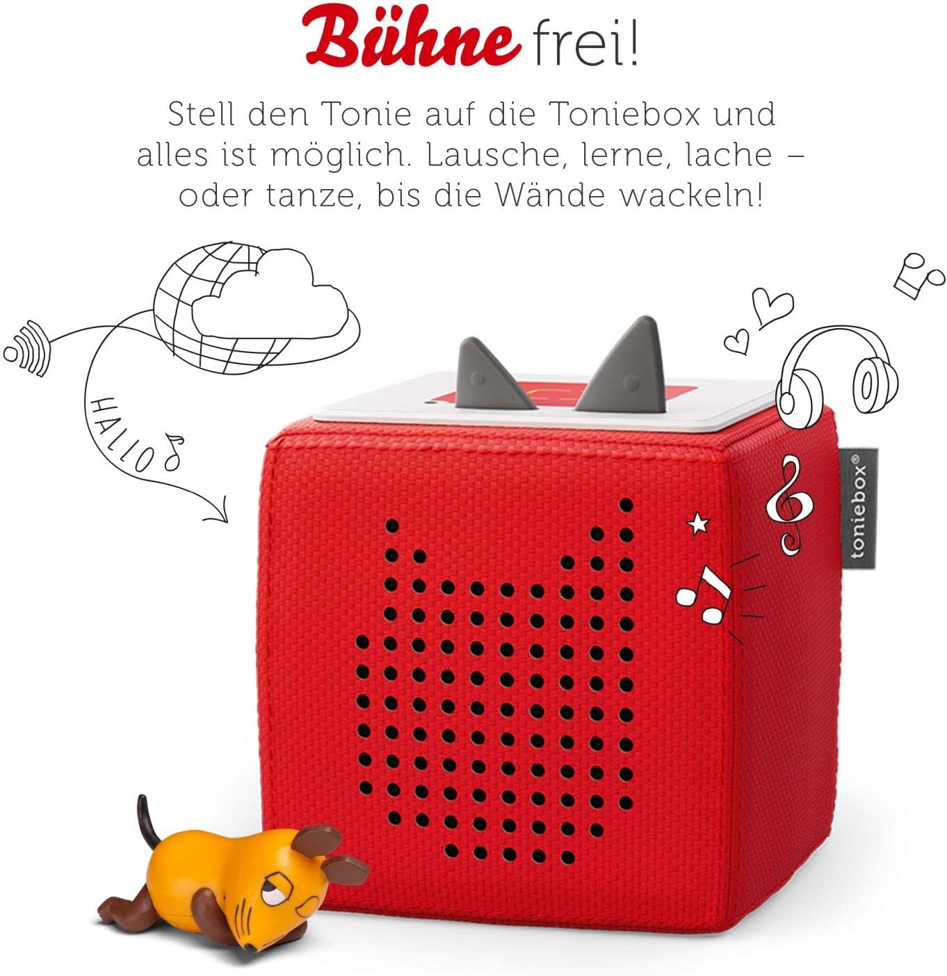 tonies 01-0130 Musical Toy Musical Box Figure - Musical Toys (Toy Musical Box Figure, 3 Years, 38 Min, Brown, Orange, German) - Image 3