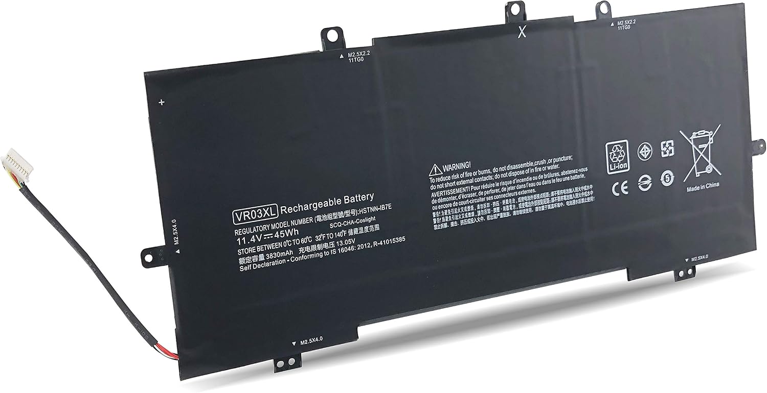 K KYUER VR03XL Laptop Battery for HP Envy 13-D000 13T-D000 13T-D100 13-D061SA 13-D071NG D102NG D080ND D082ND D103NF D106NF D170ND D150NW D022ND D009NA D018NF D040WM D001NS D010ND D010NW D020ND D021ND