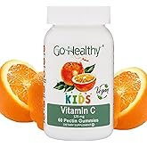 Go Healthy Vitamin C Gummies for Kids - Toddler & Children's Vitamin Gummy Supplement, Growth & Immune Support – Kosher, Hala