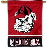 Georgia Bulldogs Wordmark Dog Logo House Flag Banner