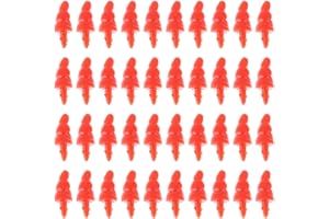 EXCEART 100pcs Snowman Nose Toy Accessories for Christmas Diy Crafts Plastic Snowman Nose Decors for Winter Craft Projects