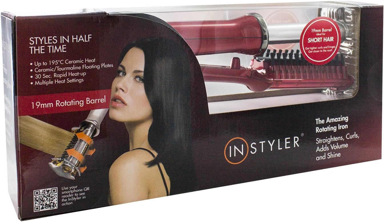 The Amazing New Instyler Rotating Iron 19mm Red V2 2012 By Zestify As Seen On Tv Amazon Co Uk Health Personal Care