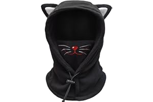 BLUEMARS Kids Balaclava Ski Mask, Boys/Girls Washable Fleece Winter Hat with Face Cover for Windproof