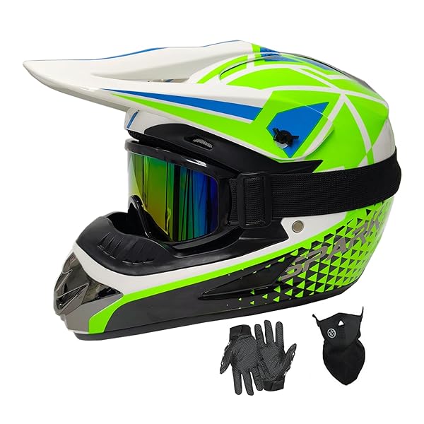 YOUTH DIRT BIKE HELMETS DOT APPROVED FASHION KIDS...