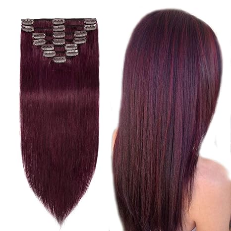 Kabello Natural Coloured Human Hair Extension 100 Grams 7 Pcs 16