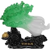 Holibanna Resin Chinese Cabbage Ornament 7.87 X 7.67 X 4.52 in | Decorative Accent, Fresh Colors, Home Decor, Office, Computer, Tv, Microwave Oven, 1 X Resin Chinese Cabbage Adornm