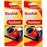 Kodak Funsaver One Time Use Film Camera (2-pack) | For Film Photography &amp; Events