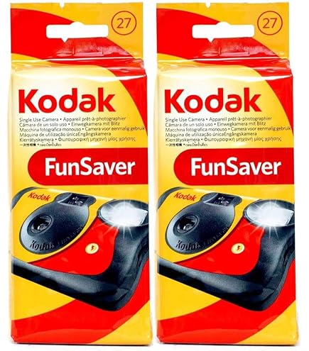 Amazon.com : 2 X FunSaver Disposable Camera with Flash 800 ISO