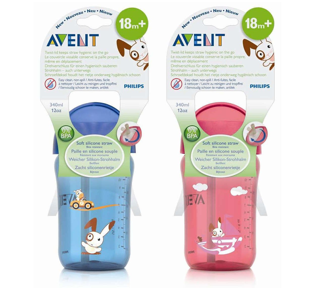 philips avent straw cup 340ml