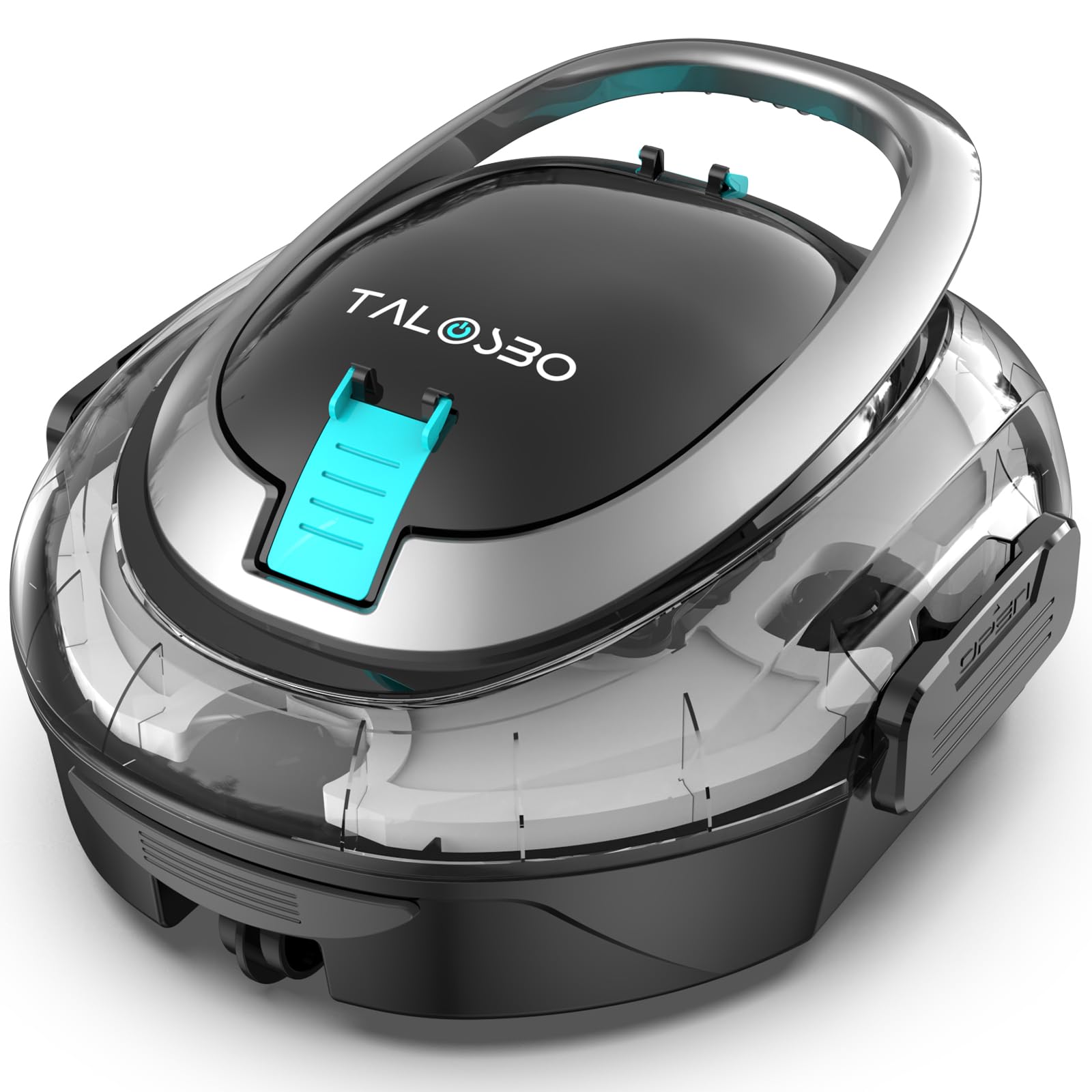 [2026 New] TALOSBO S2 Robotic Pool Cleaner – Dual-Layer Filtration, 90-Min Runtime, Powerful Cordless Pool Vacuum for Above-Ground & Flat Pools, Efficient Debris Removal & Auto-Parking Design