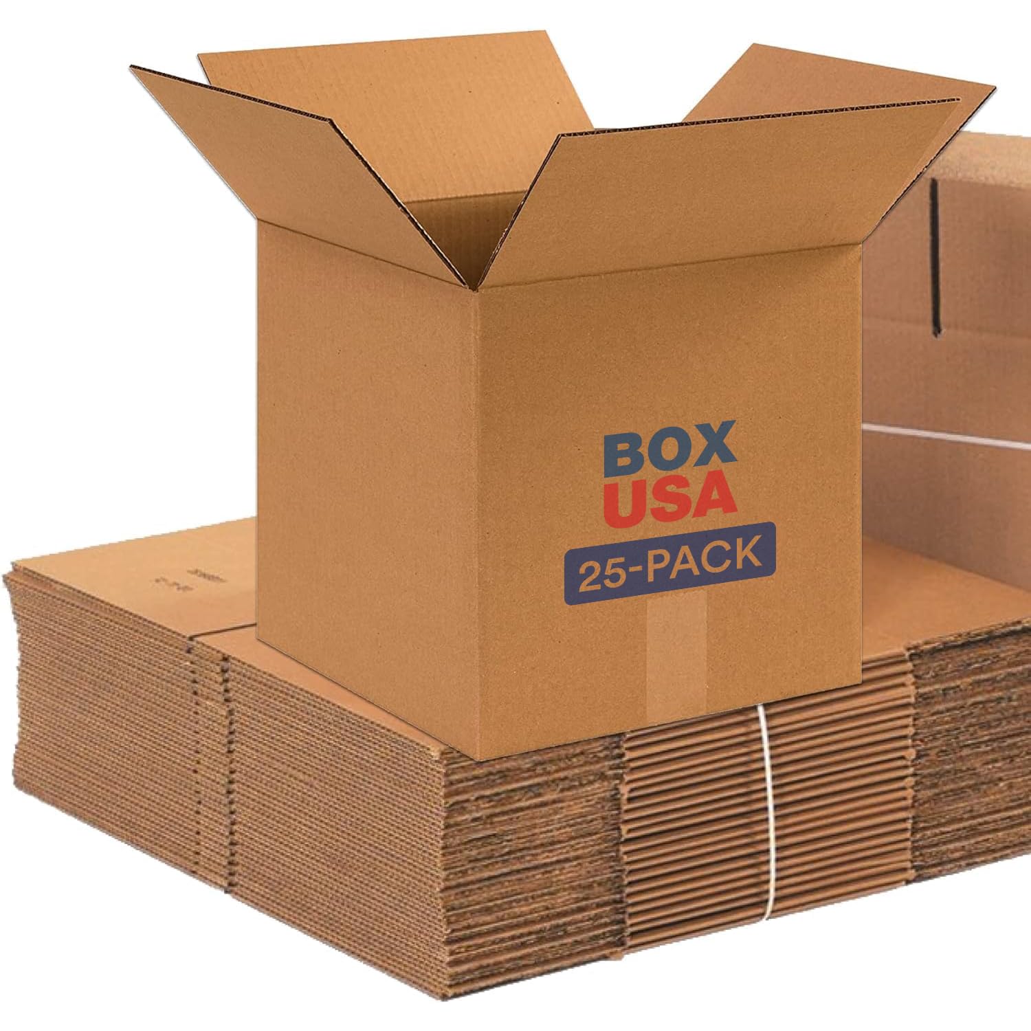 BOX USA Shipping Boxes Small 12"L x 12"W x 12"H, 25-Pack | Corrugated Cardboard Box for Packing, Moving and Storage Image BOX USA Shipping Boxes Small 12"L x 12"W x 12"H, 25-Pack | Corrugated Cardboard Box for Packing, Moving and Storage Image