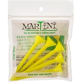 Martini Golf 3-1/4" Durable Plastic Tees 5-Pack (Yellow)