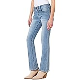 WallFlower Luscious Curvy Bootcut Jeans for Women, Mid-Rise Insta Stretch Denim, Size-Inclusive Juniors Jeans, Sizes 0 to 24