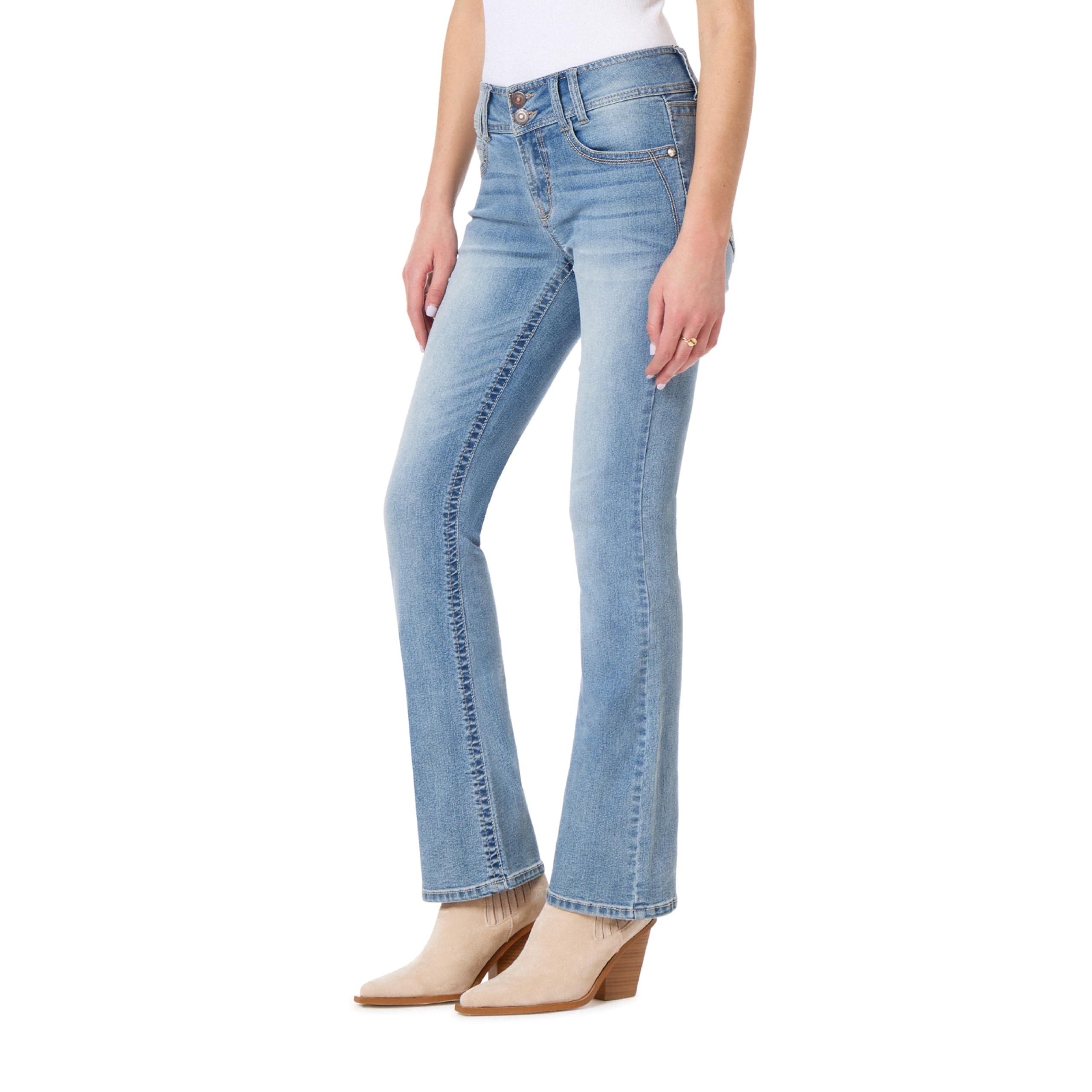 WallFlower Women's InstaStretch Luscious Curvy Bootcut Jeans, Cypress, 17 Image WallFlower Women's InstaStretch Luscious Curvy Bootcut Jeans, Cypress, 17 Image