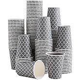 Lamosi Coffee Cups 12 oz 180 Pack, Disposable Paper Coffee Cups, Disposable Cups,12 oz Hot Cup,12oz Paper Insulated Cup for Cold Hot Drinks (No Lids)