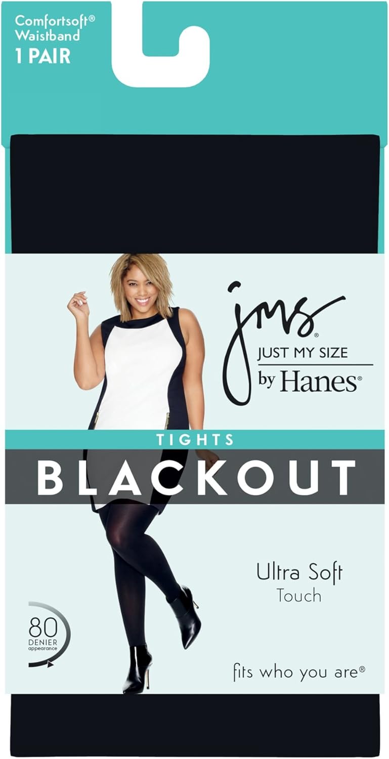 Just My Size Womens Blackout Tight (88906) at  Women’s Clothing store