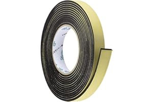 ALLWIN Car Speaker Sealing Tape - Foam Grip Tape,Soundproofing Waterproofing Insulation Foam Gasket Tape,3mm Thick-10mm Width-16.5Ft