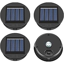 Small Solar Lantern Replacement Lights - 2 Pack Waterproof Outdoor Garden Lights
