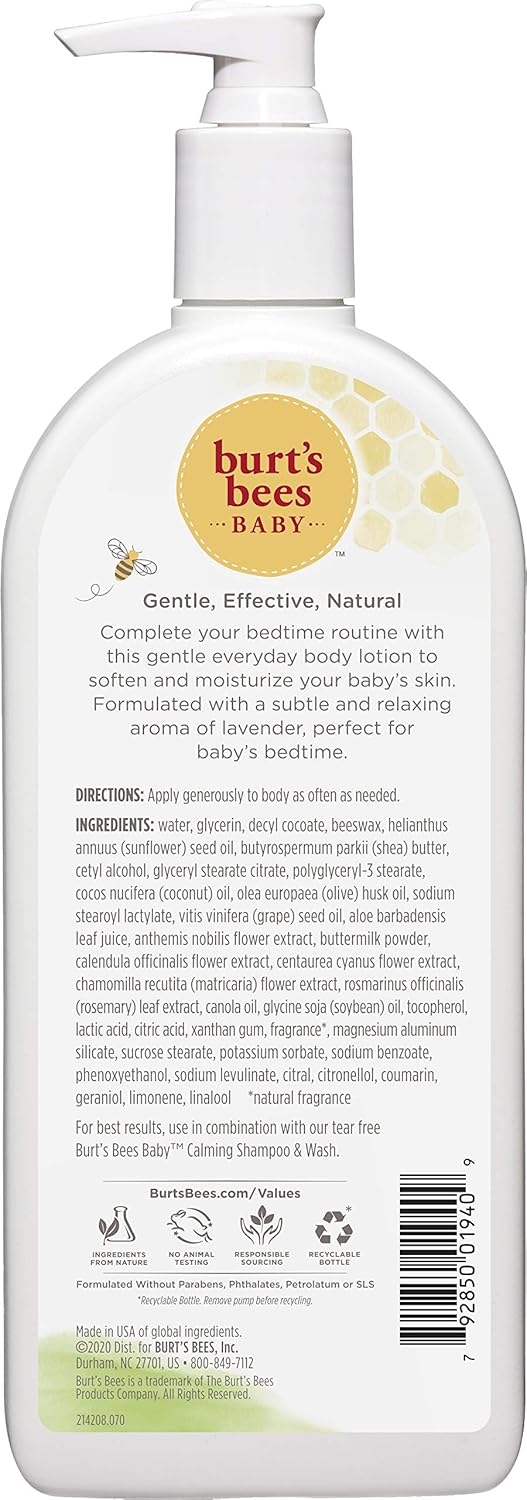 burt's bees baby lotion ingredients