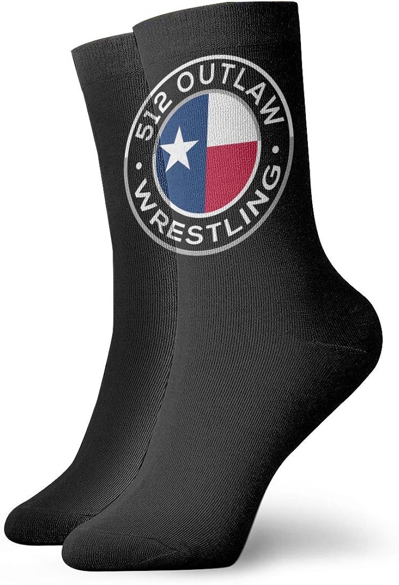 512 Wrestling Socks Womens Comfort Crew Sock Mens Moisture Wicking Crew