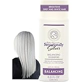 Sensationally Silver Balancing Shampoo for Grey Hair and White Hair for Women and Men – Prevents Over-toning While the Gentle Formula Maintains Softness and Shine - 6.8 oz.