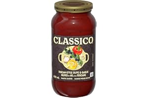Classico Tuscan-Style Olive & Garlic Pasta Sauce, 600 mL Jar