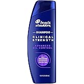 Head & Shoulders Dandruff Shampoo, Clinical Strength Advanced Oil Control, Our Maximum Anti-Dandruff Prescription-Strength Formula, Flake Protection, Seborrheic Dermatitis Relief, Citrus, 13.5 Fl Oz