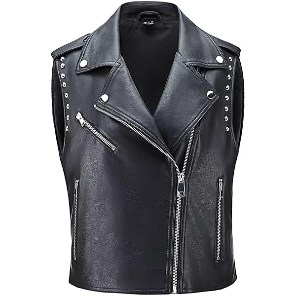 stein（シュタイン） FAKE LEATHER VEST Black stein（シュタイン