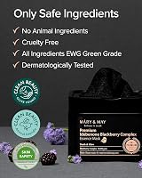 Mary&May Idebenone Blackberry Antioxidant Mask 20 Sheets Black Charcoal view 6