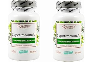 Quantum Health, Super Immune Vegetarian Capsule, 90-Count Packages (Pack of 2)