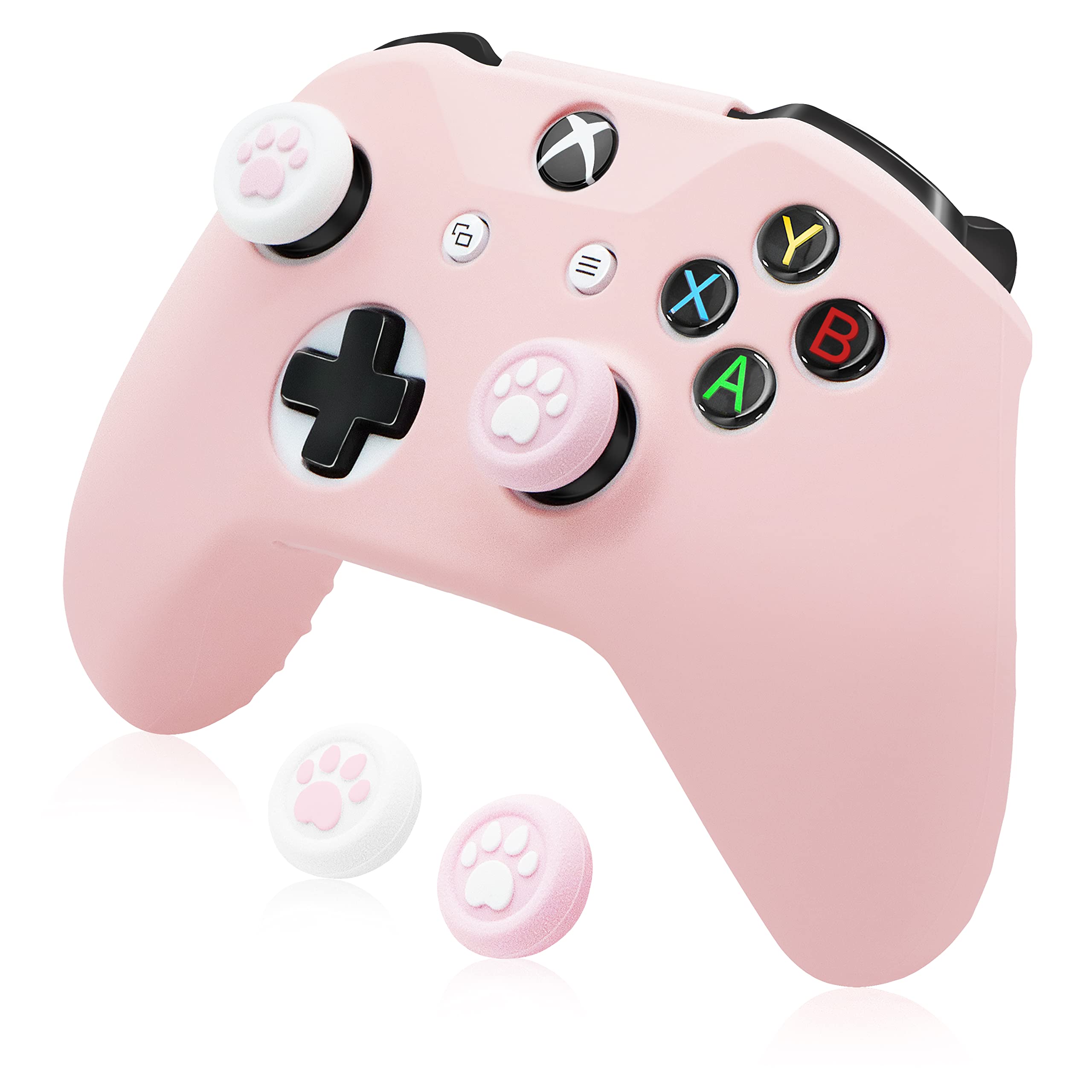 Photo 1 of BRHE Xbox Ones Controller Skin Cover,Anti-Slip Silicone Cover Skin Case for Xbox Ones/X Controller with Thumb Grips Caps x 2