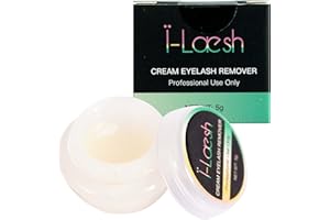 i-Laesh Eyelash Extension Remover Cream - Lash Extension Remover Cream with Low Irritating for Sensitive Skin - Quick Dissolve - Eyelash Extensions Glue Remover - 5g - Milk