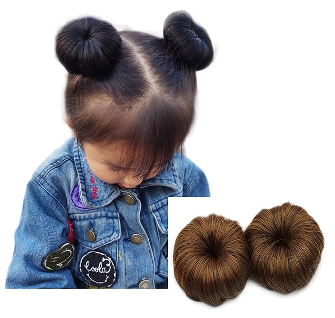 Amazon Com Synthetic Hair Clip On Hair Bun Updo Extensions For